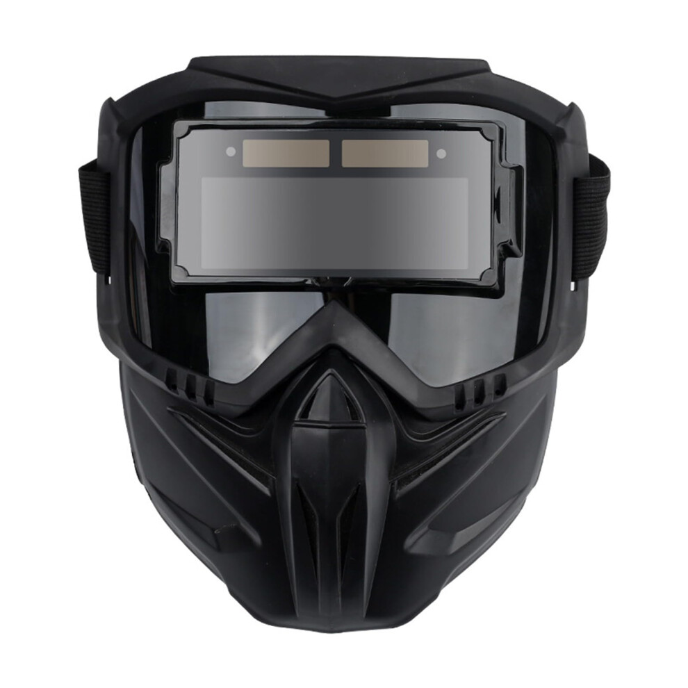 Auto Darken Welding Helmet With Adjustable Headband, Full Face Protection, And Ventilation Design For Mig Tig Arc Welding 6447073509766