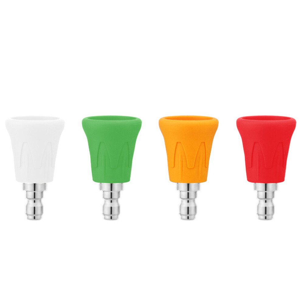 Stainless Steel Pressure Washer Nozzle Tips Set, 4Pcs With Quick Connect, 1.2Mm 9441347462006
