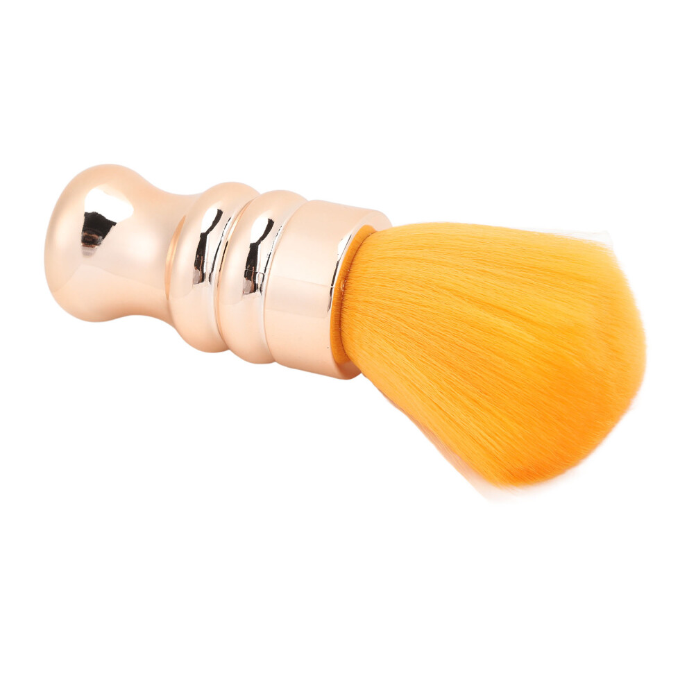 Unisex Neck Duster Brush Ergonomic Abs Handle Soft Nylon Bristles For Barbers