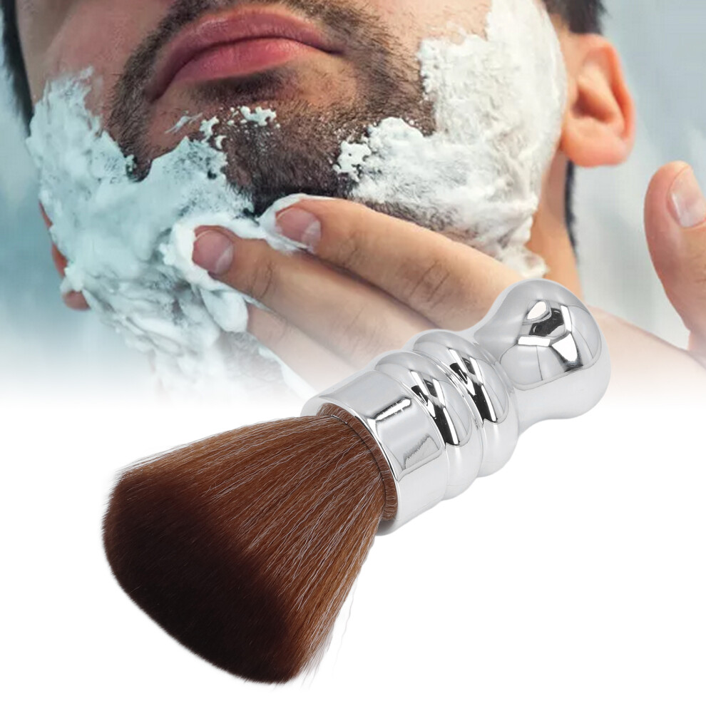Unisex Men's Shaving Brush With Nylon Bristles Abs Handle, Neck Duster Remover