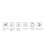 Multifunctional LED Tower Fan, Adjustable Speed, White, ABS Material 6