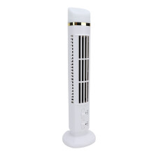 Multifunctional LED Tower Fan, Adjustable Speed, White, ABS Material