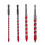 4Pcs Eccentric Twist Drill Bits Set 150mm 6.35mm Hex for Concrete & Masonry 1