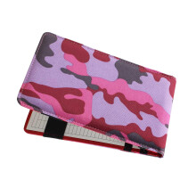 Golf Scorecard Holder Journal Notebook Purple Oxford Cloth Yardage Book for Men and Women Golfers with Club Features
