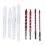4Pcs Eccentric Twist Drill Bits Set 150mm 6.35mm Hex for Concrete & Masonry 3