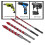 4Pcs Eccentric Twist Drill Bits Set 150mm 6.35mm Hex for Concrete & Masonry 4