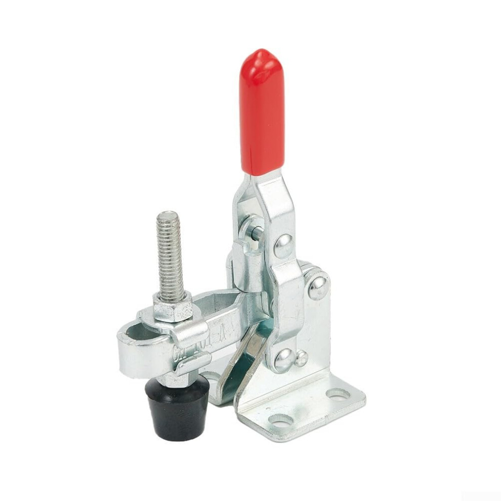 Gh101a Vertical Toggle Clamps 4Pcs Set 110 Lbs Capacity Heavy Duty Steel Construction For Woodworking And Metalworking 9084446785128