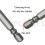 4Pcs Eccentric Twist Drill Bits Set 150mm 6.35mm Hex for Concrete & Masonry 10