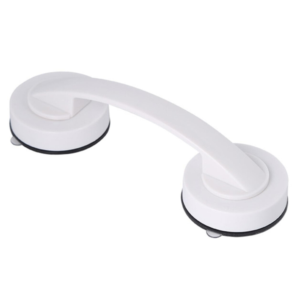 Punch Suction Cup Grab Bars for Bathroom and Shower No Drill Safety Handle for Elderly on Smooth Tile Glass Surfaces