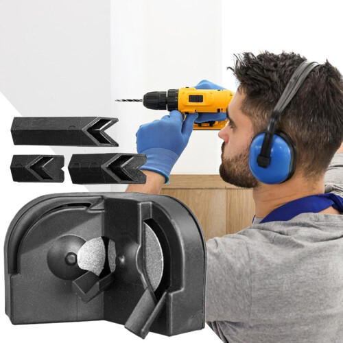 Drill Bit Sharpener | Ergonomic High Performance Grinding Machine Tool in Black/White for Industry Use 1