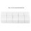 30 Pcs 16mm Dice Set(White),Six Sided Blank Dice Write On Cubes Game for Math Teaching Education 5