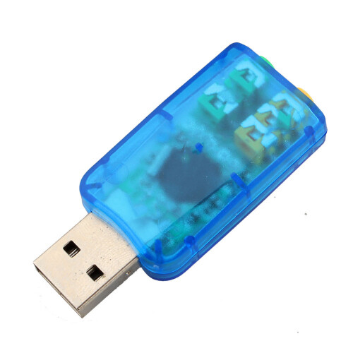 USB 2.0 Virtual External Mic Speaker 3D 5.1 1