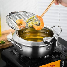 Stainless Steel Tempura Fryer,fried Chicken Cooking Tools,non-stick