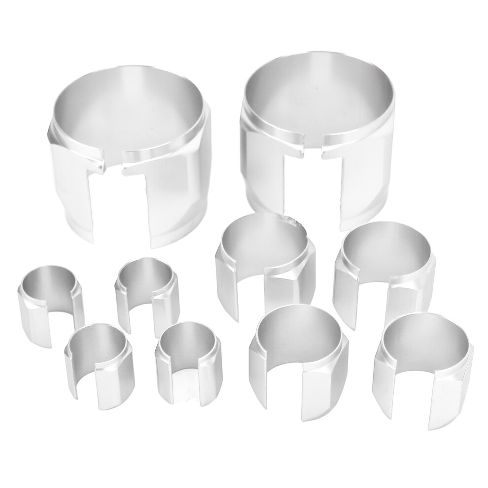 Stainless Steel Radiator Hose Cover Kit Universal, Extreme Heat Resistant Silver 5001347482561