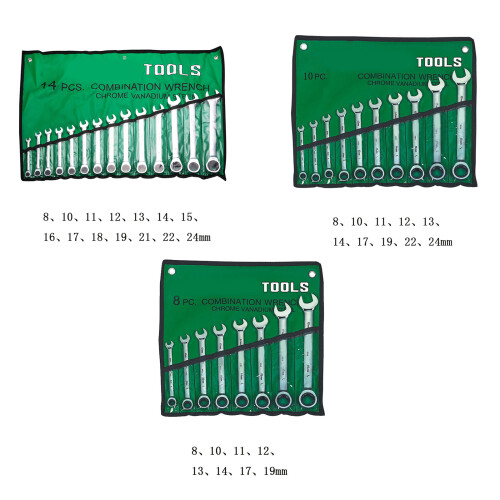 Double Head Combination Ratchet Wrenches Multifunctional-12mm 1