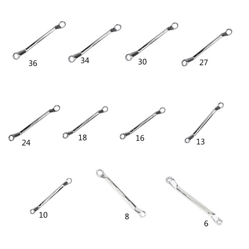 Practical Metric Ratchet Wrench Double Box End Rust-10 2