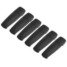 6 pezzi di clip da cintura in ABS nero per interfono TP8100/9400