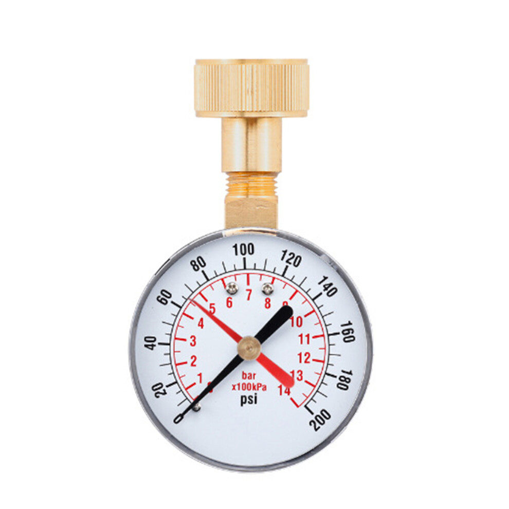 Dial-Portable Dual-Scale Dial-Gauge 3/4" Npt Pressure Meter 7754000085088