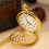 Classical Quartz Analog Smooth Pocket Watch 5