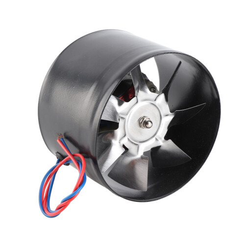 Efficient 75W Kitchen Ventilation Fan Low Noise Eco Metal Design 1