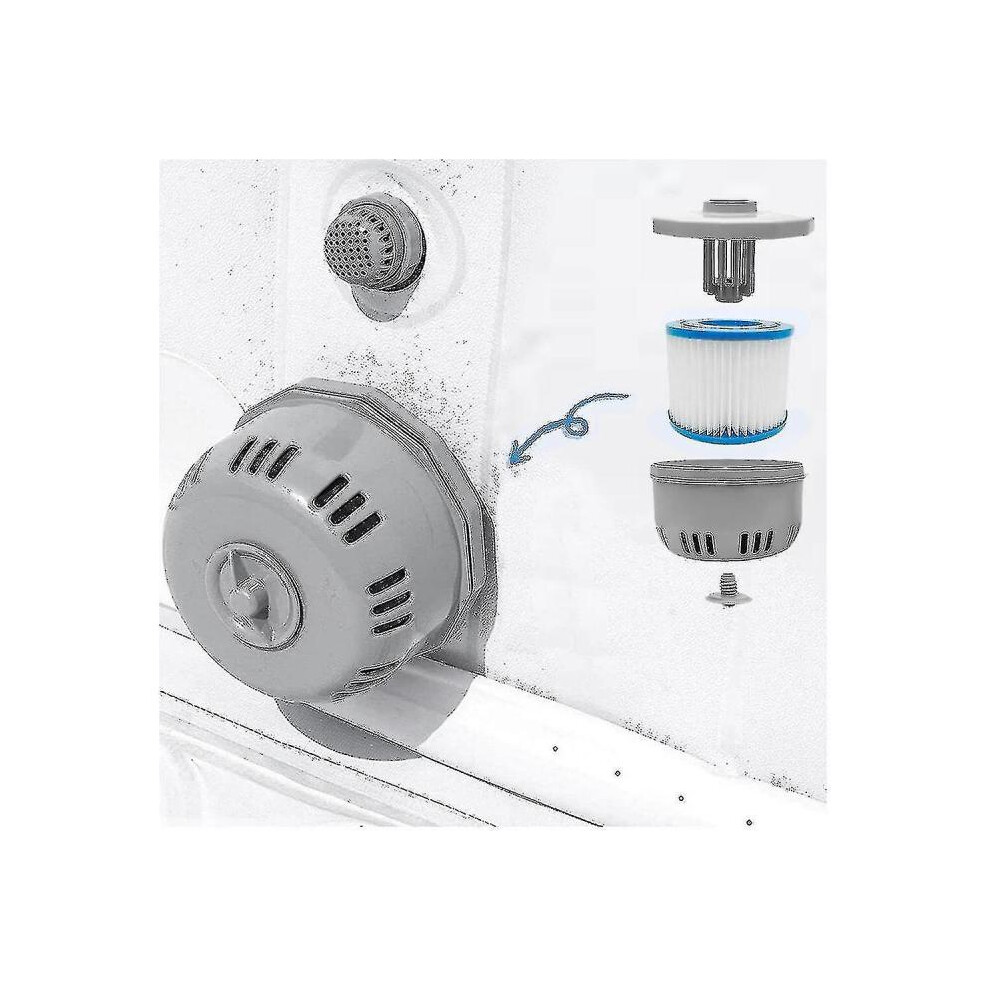 2024 Compatible With Lay Z V1 S1 Spa Filter Housing, Hot Tub Spa Pool Cleaning Accessories-image