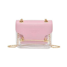 Transparent Bags for Women Small Clutch Purses Chain Clear Handbag Girls Shoulder Messenger Bag