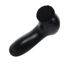 Portable Electric Shoe Polisher Kit with 4 Brush Heads for Leather Care