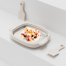 weiße Rollen-Eis-Maschine, 195x252x40 mm, klein