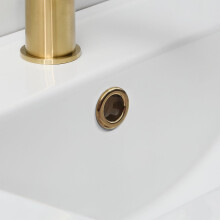 Nes Home Brushed Gold Replacement Overflow Cover