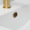 NES Home Nes Home Brushed Gold Replacement Overflow Cover 1