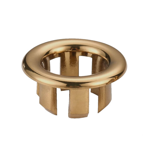 NES Home Nes Home Brushed Gold Replacement Overflow Cover 2