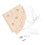 Adjustable Wooden Corner Stuffed Toy Organizer with Star Pattern 97L 3