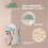 Adjustable Wooden Corner Stuffed Toy Organizer with Star Pattern 97L 4