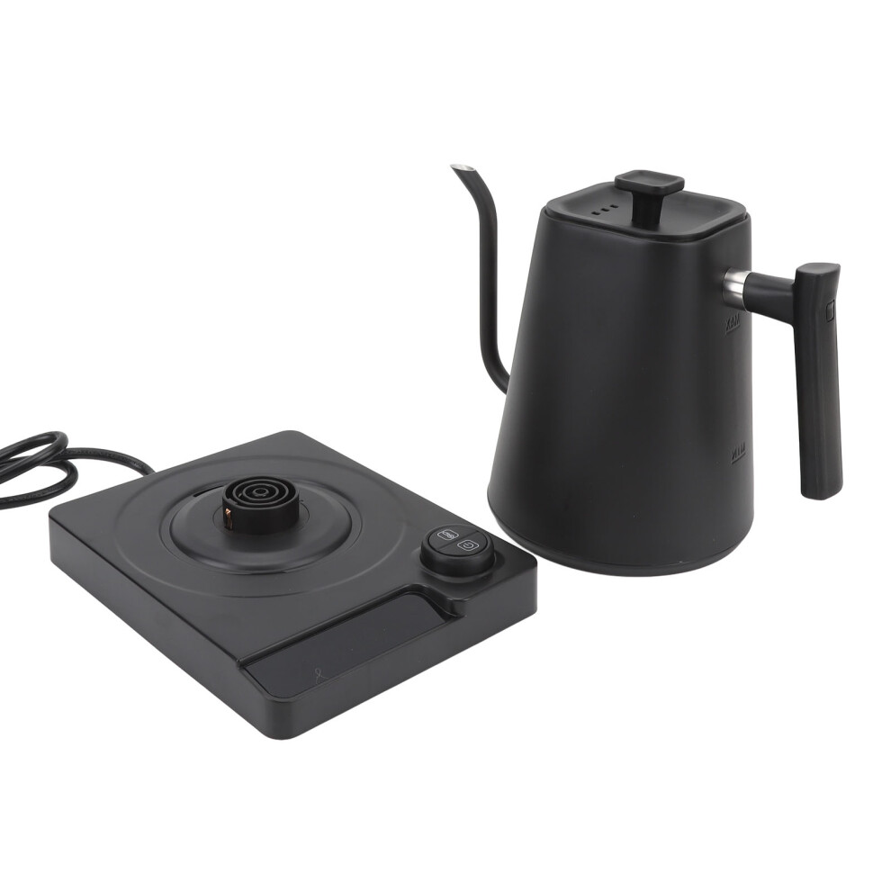 Electric Gooseneck Kettle 1L, LCD Temp Control, 1200W, 304 Steel-image-OPC-PKD56DB-NEW