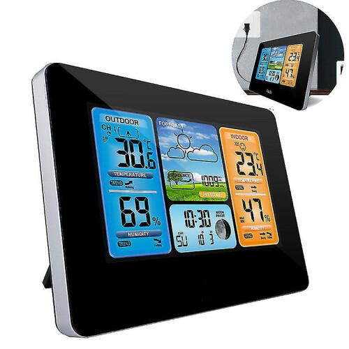 Digital Wireless Weather Station Alarm Clock Digital Thermometer