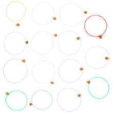 15St Koolstof Lyre Snaren Kit Diverse Kleuren Geluid Accessoires