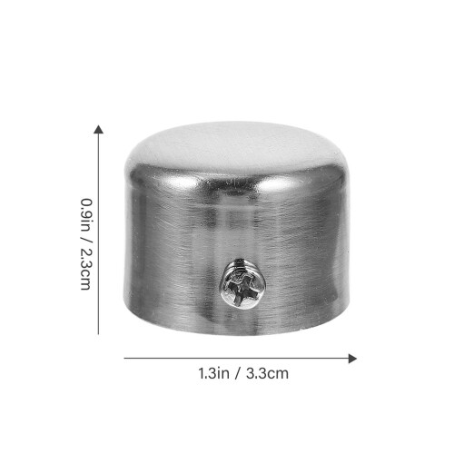 6Pz in Metallo Argento Per Design Raffinato 1