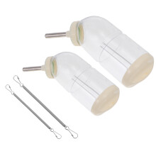 2Pièces Abreuvoirs Pour Compact En Acier Beige