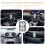 Universele Auto Dashboard Klok Multifunctioneel Glas 10