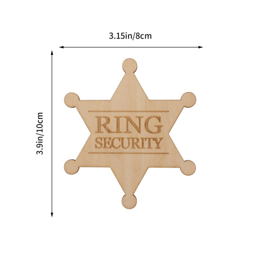 Bruiloft Broche Bloem Naald Bruid Houten Pak 1
