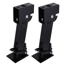 2St Trailer Support Stabilizer Jack Van Staal Zwart Voor Reparatie