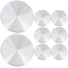 8St Zilveren Aluminium Schijven Glas Tafetop Adapter Antislip Pads