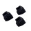 3Stk Drum Rack Füße Schwarz Für Single Braced 2