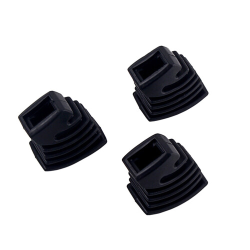 3Stk Drum Rack Füße Schwarz Für Single Braced 1
