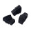 3Stk Drum Rack Füße Schwarz Für Single Braced 3
