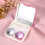Mini Travel Simple Contact Lens Case Box Container Holder (Rose Red) 5