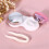 Mini Travel Simple Contact Lens Case Box Container Holder (Rose Red) 9
