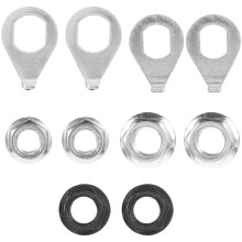 6Sets Duurzame Fiets Asmoeren Kit Van Carbon Staal in Diverse Kleuren