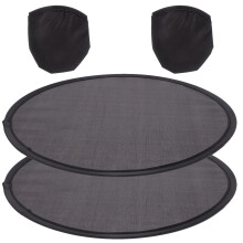 2 stuks inklapbare draagbare ventilator ronde handventilator