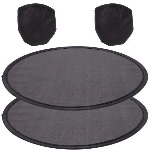 2 stuks inklapbare draagbare ventilator ronde handventilator